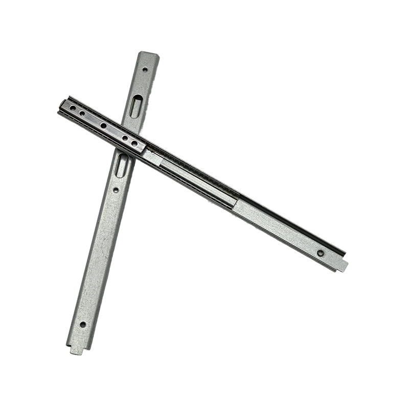 How can the load-bearing capacity of iron stamping slide rails be enhanced through structural design?